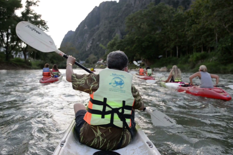 Laos Luang Prabang Bikes, Elephants, Kayaks, Homestay 2 Days